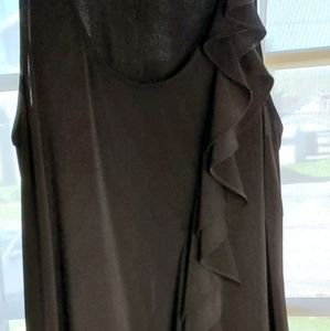 White House Black Market Ruffle Dress